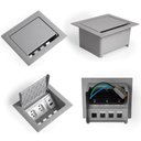 Ver imagem 1 de Caixa Mesa Pop3 Monobloco Cinza 2nbr20a /usb A+c Qtmov