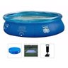 Piscina Mor Splash Fun Inflável 3400 Litros + Bomba de Inflar + Capa + Forro - 1