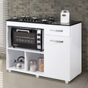 Ver imagem 5 de Balcão para Cooktop 2 Portas 1 Gaveta Violeta Kaiki Móveis