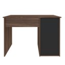 Ver imagem 4 de Mesa Escrivaninha para Escritório Hall:ipê/preto