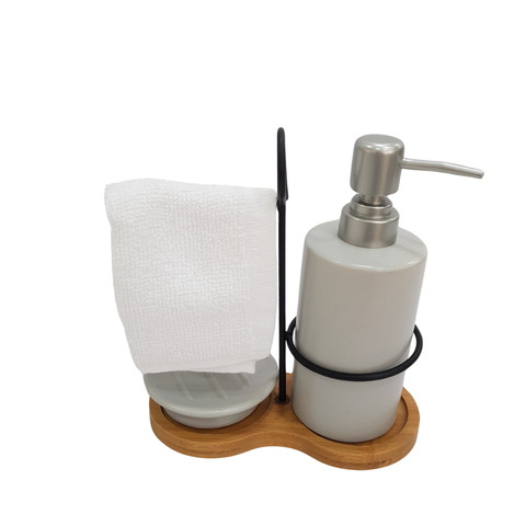 Conjunto Kit Banheiro/lavabo 4 Peças
