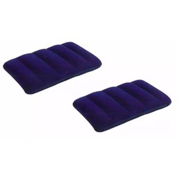 Colchão Inflável Casal Bestway + Bomba de Inflar Manual Q1 + 02 Travesseiros - 2