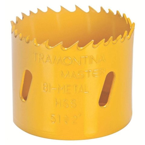 Serra Copo Bi-metálica 95 Mm 3.3/4" Tramontina com Dentes em Aço Rápido Hss Tramontina