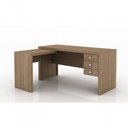 Ver imagem 1 de Mesa Para Escritório Home Office Me4106 Mdp Amendoa
