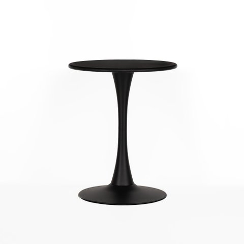 Mesa Bistrô Raya Baixa 60 cm Preta