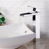 Torneira Banheiro Monocomando Lavabo Bica Alta Cascata :o - 1