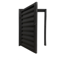 Ver imagem 2 de Abrigo Alçapão Portinhola Aluminio Preto 80x60 Linha25