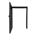 Ver imagem 3 de Abrigo Alçapão Portinhola Aluminio Preto 80x60 Linha25
