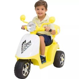 Mini Moto SCOOTER Elétrica Infantil Sunny Amarela 6v Brink - 1 Mini Moto SCOOTER Elétrica Infantil Sunny Amarela 6v Brink - 1