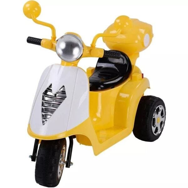 Motinha Elétrica Infantil Amarela Mini Moto Crianças Com Som Luz Bangtoys -  Moto Elétrica Infantil - Magazine Luiza