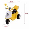 Mini Moto SCOOTER Elétrica Infantil Sunny Amarela 6v Brink - 2