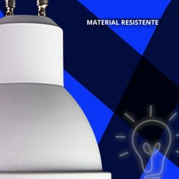 Lâmpada Led Dicroica Mr16 6,5w 6500k Gu10 Bivolt - 4