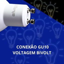 Lâmpada Led Dicroica Mr16 6,5w 6500k Gu10 Bivolt - 5