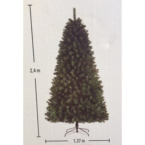 Árvore de Natal Pinheiro 2,40 M 240 Cm 1633 Galhos Gigante