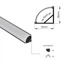 Ver imagem 3 de Perfil de Sobrepor para Fita Led Nordecor Aris 15mm
