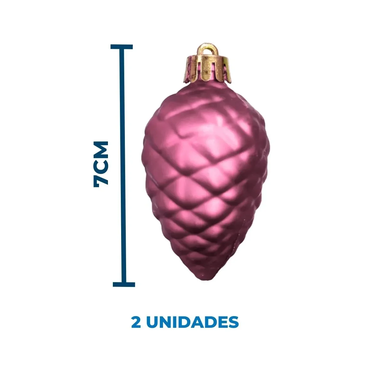 Jogo de Decoração para Árvore de Natal com 19 Peças Ntb82017 - Rosa - 4