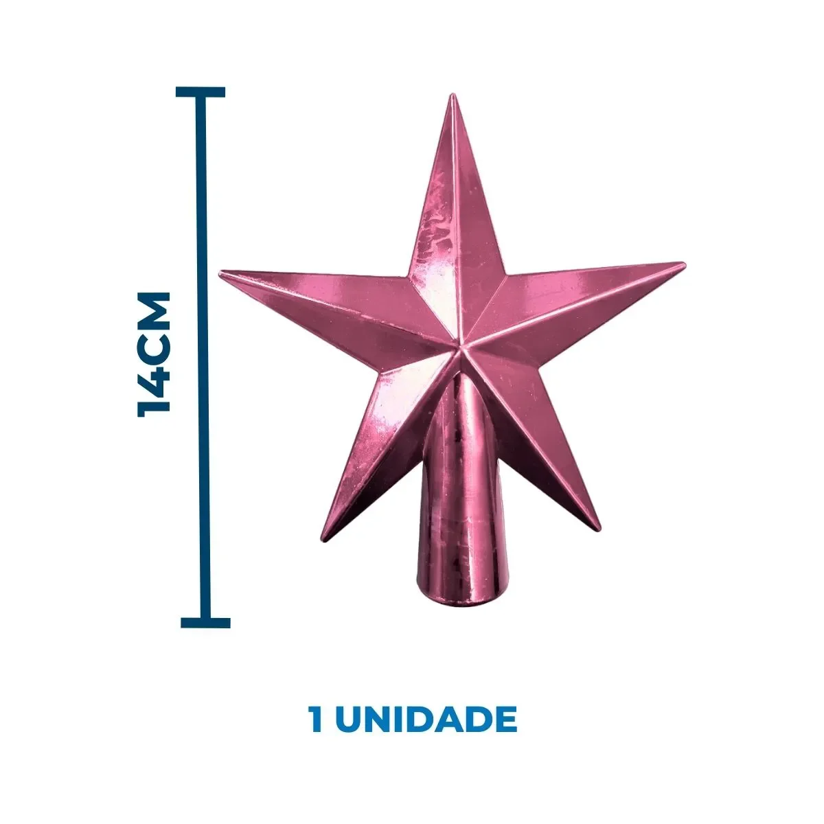 Jogo de Decoração para Árvore de Natal com 19 Peças Ntb82017 - Rosa - 2