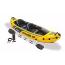 Ver imagem 1 de Caiaque Inflável Intex Explorer K2 Amarelo + Par de Remos + Bomba de Inflar #68307
