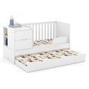 Ver imagem 4 de Berço Americano Multifuncional Formare Branco Acetinado – Matic e Cômoda Infantil Americano Branco H