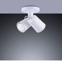 Ver imagem 2 de Luminária de Teto Spot Sobrepor Direcionável Fokus 2 Lâmpadas E27 Moderno Bivolt:Branco/110/220V