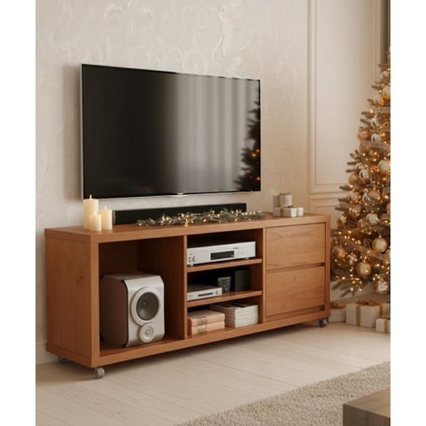 Rack Maravilha 1,50 X 50 X 70 - Madeira Maciça - Móveis de Gramado