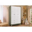 Ver imagem 1 de Guarda Roupa 3 Portas e 2 Gv T401 Kappesberg Verde