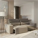 Ver imagem 7 de Sofá 3 Lugares Reclinável Sala de Estar 2,00m Velut Palace - Veludo
