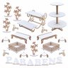 Kit Festa Mdf Branco - Linha Premium - 26 Peças - Maxdecor Decorações - 1
