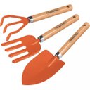 Ver imagem 1 de Conjunto para Jardim 3 Pçs Metálicas Cabo Madeira Tramontina