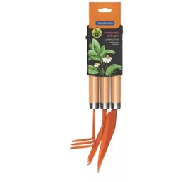 Conjunto para Jardim 3 Pçs Metálicas Cabo Madeira Tramontina - 2