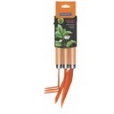 Ver imagem 2 de Conjunto para Jardim 3 Pçs Metálicas Cabo Madeira Tramontina