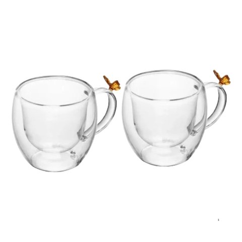 Conjunto 2 Xícaras de Café Linha Sun Garden