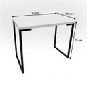 Ver imagem 4 de Mesa para Computador Escrivaninha Porto 90cm Branco - Fit Mobel