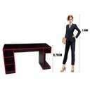 Ver imagem 4 de Mesa para Computador Notebook Gamer Pro Preto/Vermelho - Fit Mobel