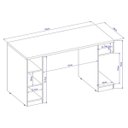 Ver imagem 5 de Mesa para Computador Notebook Gamer Pro Preto/Vermelho - Fit Mobel