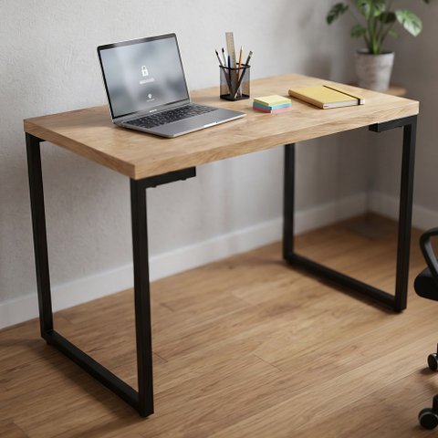 Mesa para Computador Escrivaninha Porto 120cm Natura - Fit Mobel