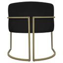 Ver mais imagens de Poltrona Decorativa Recepção Luna Corino Base de Ferro Champagne