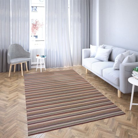 Tapete Bombai Sala Quarto 200x300 Tecido Conforto Decorativo - Candy Colors