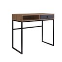 Ver imagem 2 de Mesa Home Office com 1 Gaveta 91x78 Cm Of004 Grafite Mel