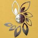 Ver imagem 7 de Relógio de Parede Folhas Espelho Sala Cozinha Monte Você