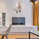 Ver imagem 3 de Relógio de Parede Folhas Espelho Sala Cozinha Monte Você