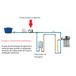 Bomba Pressurizadora de Agua Komeco Tp80 G4 Bronze 248w 220v - 5