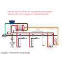 Ver imagem 6 de Bomba Pressurizadora de Agua Komeco Tp80 G4 Bronze 248w 127v