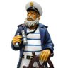 Estatueta Velho Timoneiro Grande em Resina - 40x21 cm - 1