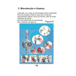 Bomba Circuladora para Água Quente Gp-100cb Latão Inova-220v - 6