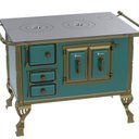 Ver imagem 3 de Fogao a Lenha N 2 Colonial Turquesa Sem Tampa Sd