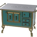 Ver imagem 6 de Fogao a Lenha N 2 Colonial Turquesa Sem Tampa Sd