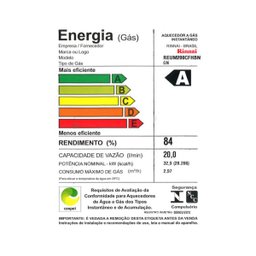 Aquecedor de Água a Gás Rinnai M200 Cfh 20 Litros Mecânico - Gn (gás Natural) - 2