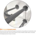 Ver imagem 3 de Conjunto Barras de Apoio Idosos para Banheiro em Aço 77cm