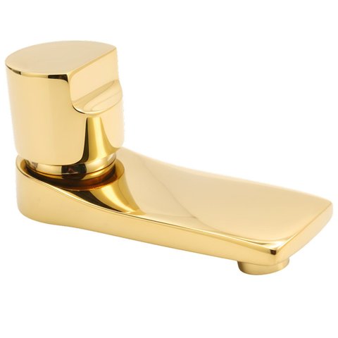 Torneira Sigma Mesa P/banheiro Bica Baixa Dourado - 1198d65